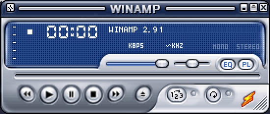 Washamp, a Winamp-skinned audio player